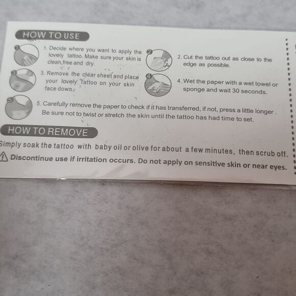 HALLOWEEN FACE LIPS SMILE COSTUME TATTOO - Picture 3 of 6